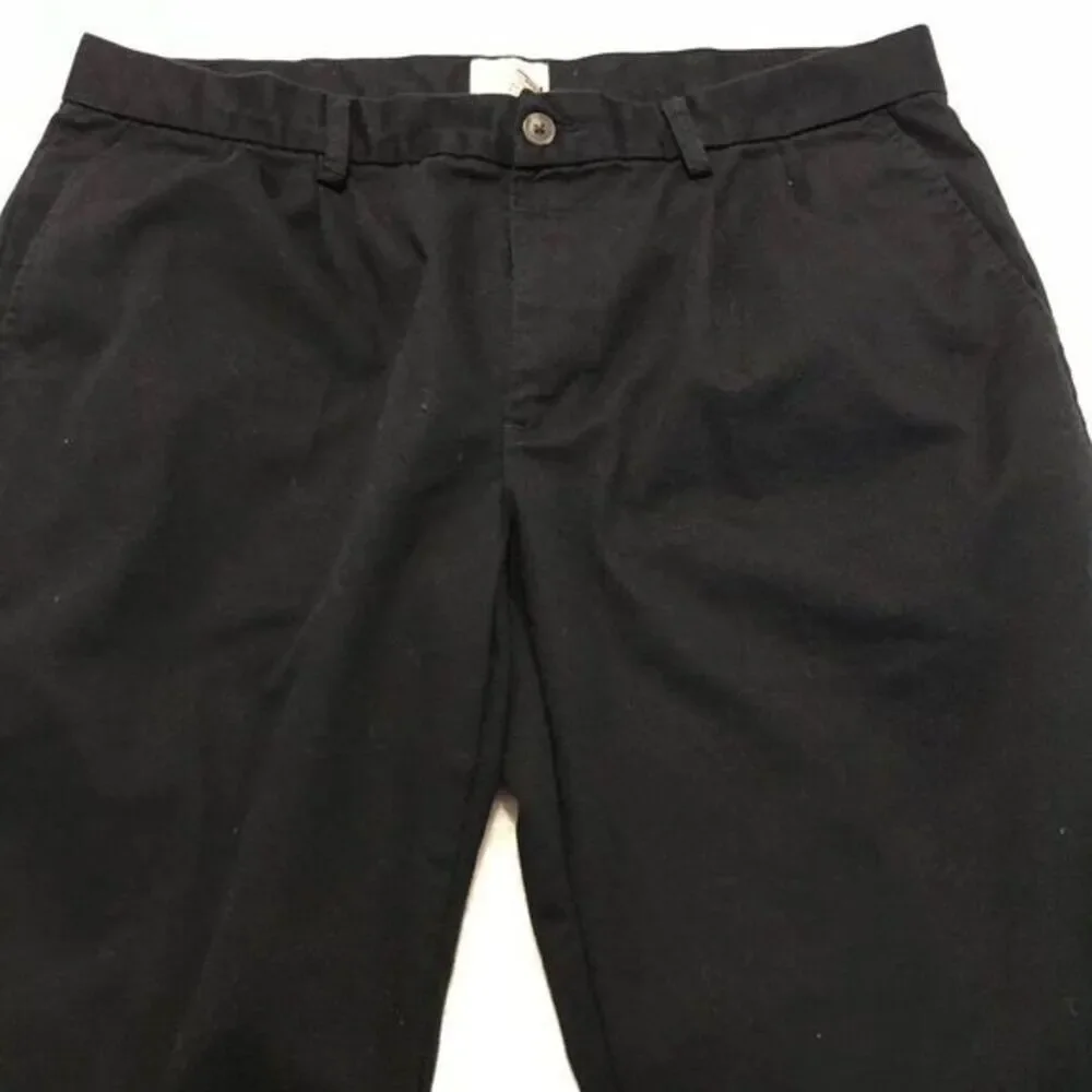St‎ Johns Bay easy care black dress pants 38X29